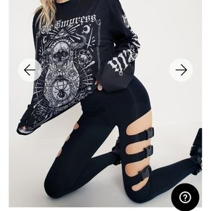 NWT BlackMilk Demon Hunter High Waist Leggings Sz Large